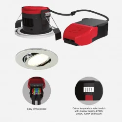 Integrated LED Fire Rated Downlights